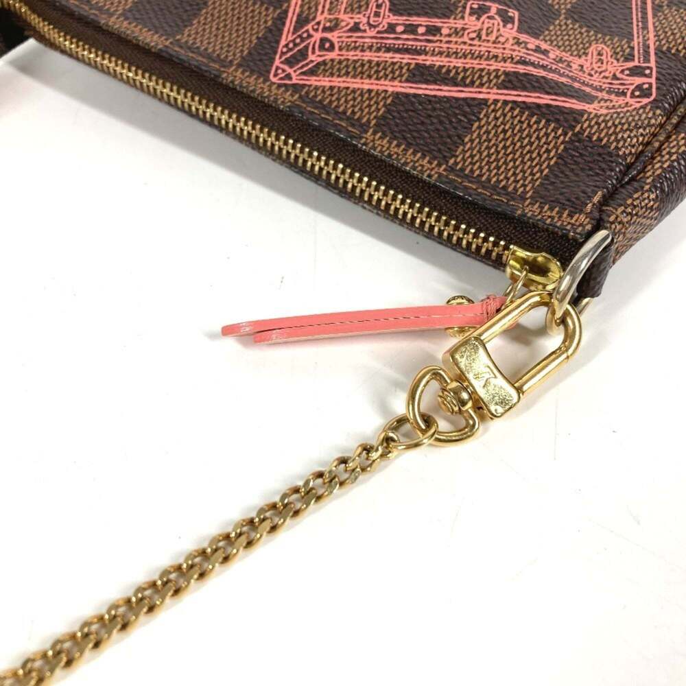 LOUIS VUITTON Brown Damier Canvas Pochette Pouch - Picture 7 of 9